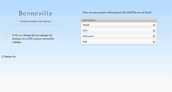 Desktop Screenshot of bonneville.nl