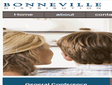 Tablet Screenshot of bonneville.info